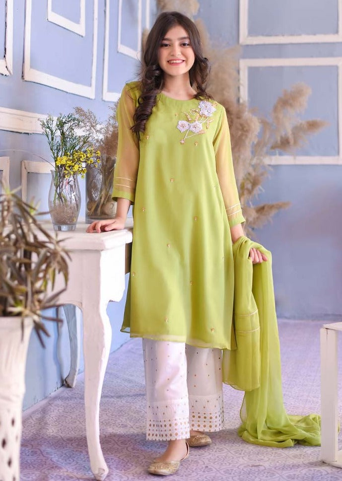 Grape Green - Girl's Dress