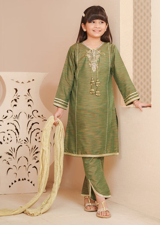 Green - Girl's Dress