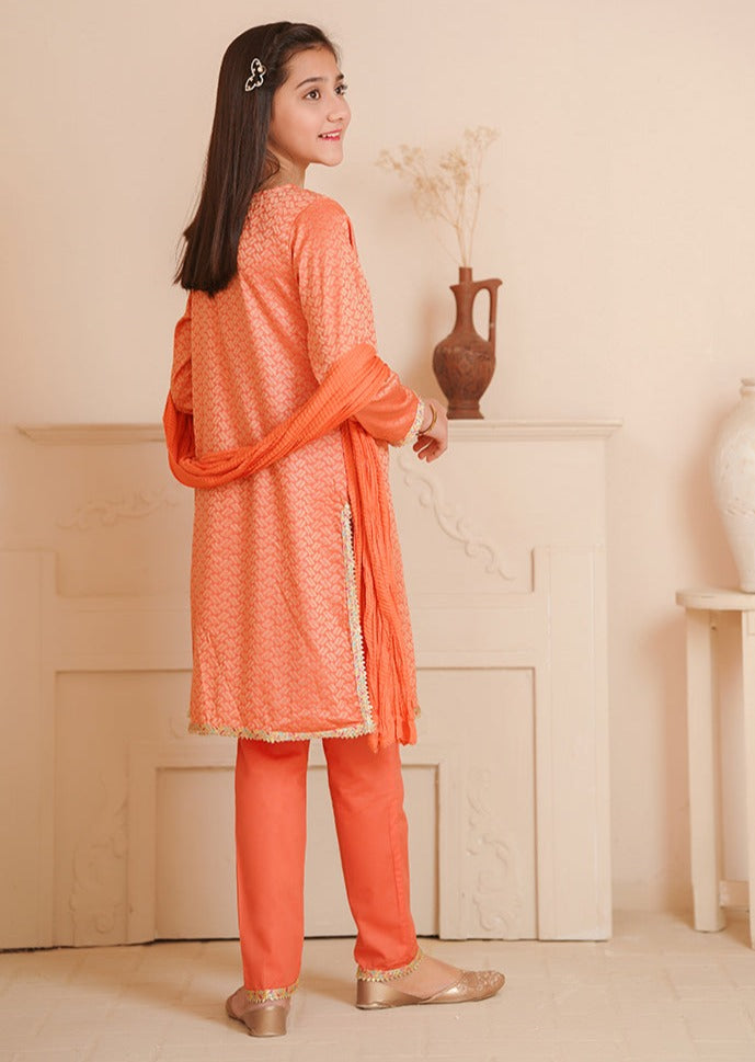 Peach - Girl's Dress