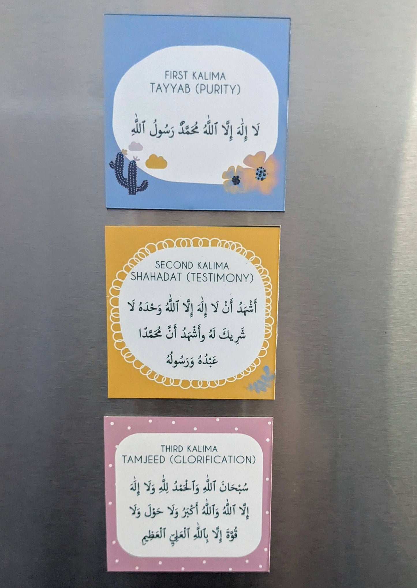 Fridge Magnet - First 3 Kalimas