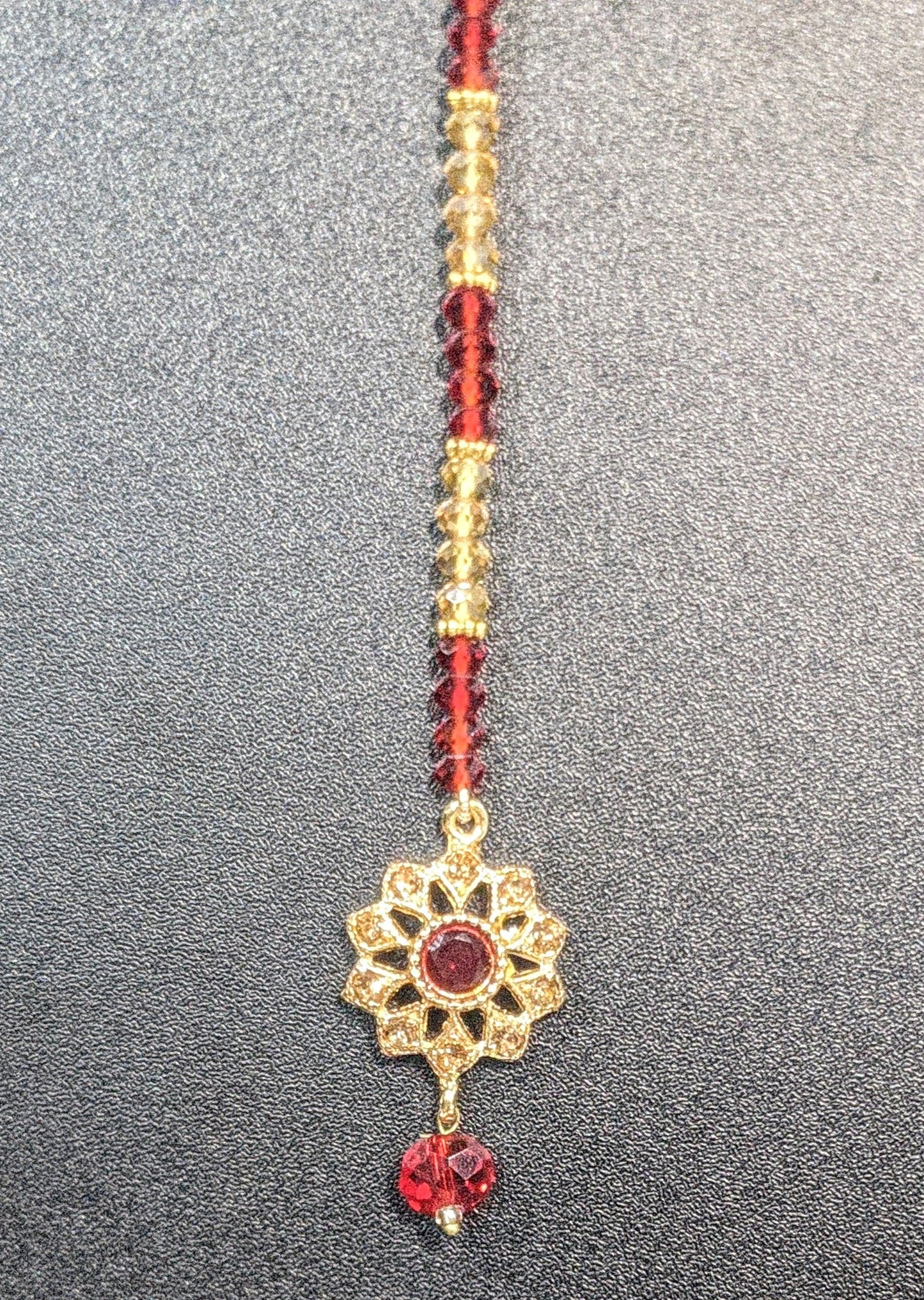 Golden & Red - Girl's Tikka