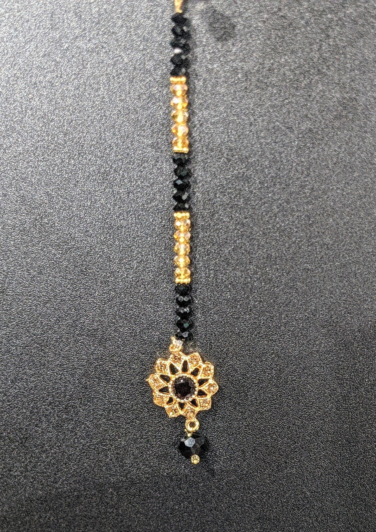 Golden & Black - Girl's Tikka