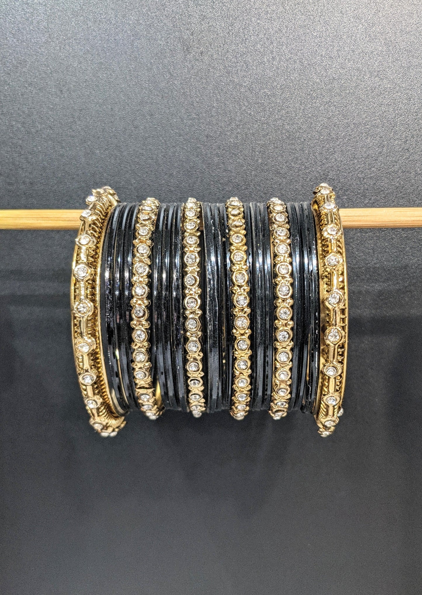 Golden & Black : Bangles Set