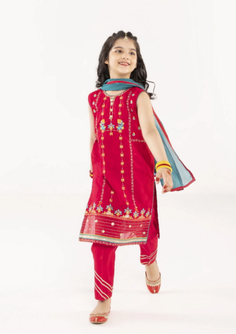 Red - Girl's Dress