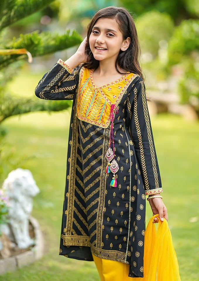 Black - Girl's Dress