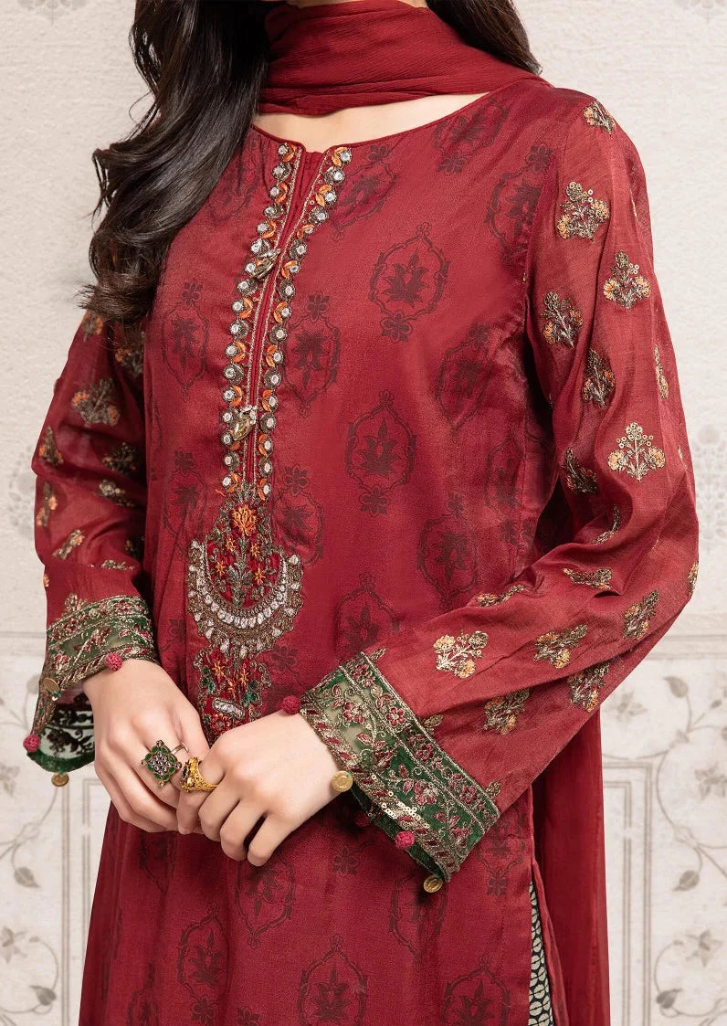 Maroon - Women's Dress