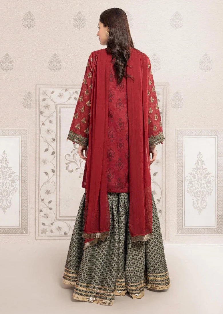 Maroon - Women's Dress