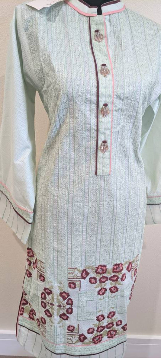 Light Green:  Women's Kurta (Shirt only)