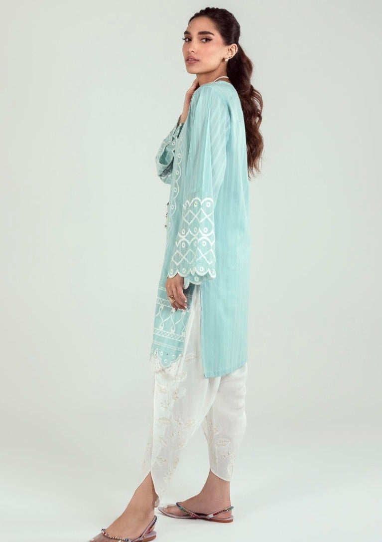 Blue : Women's Kurta