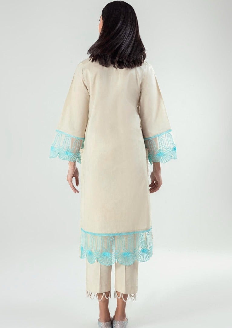 Cream : Women's Kurta