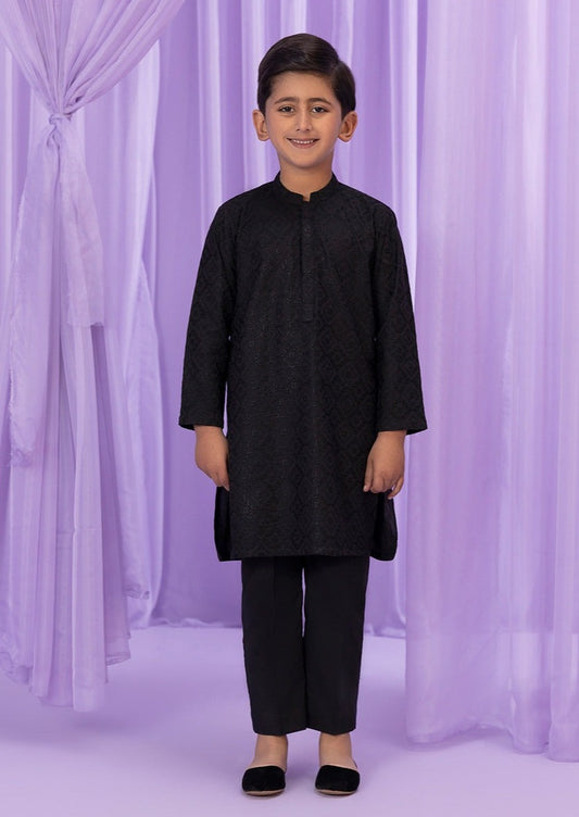 Black - Boy's Kurta Shalwar