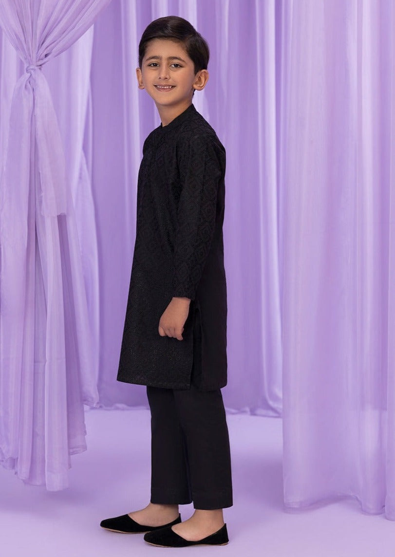 Black - Boy's Kurta Shalwar