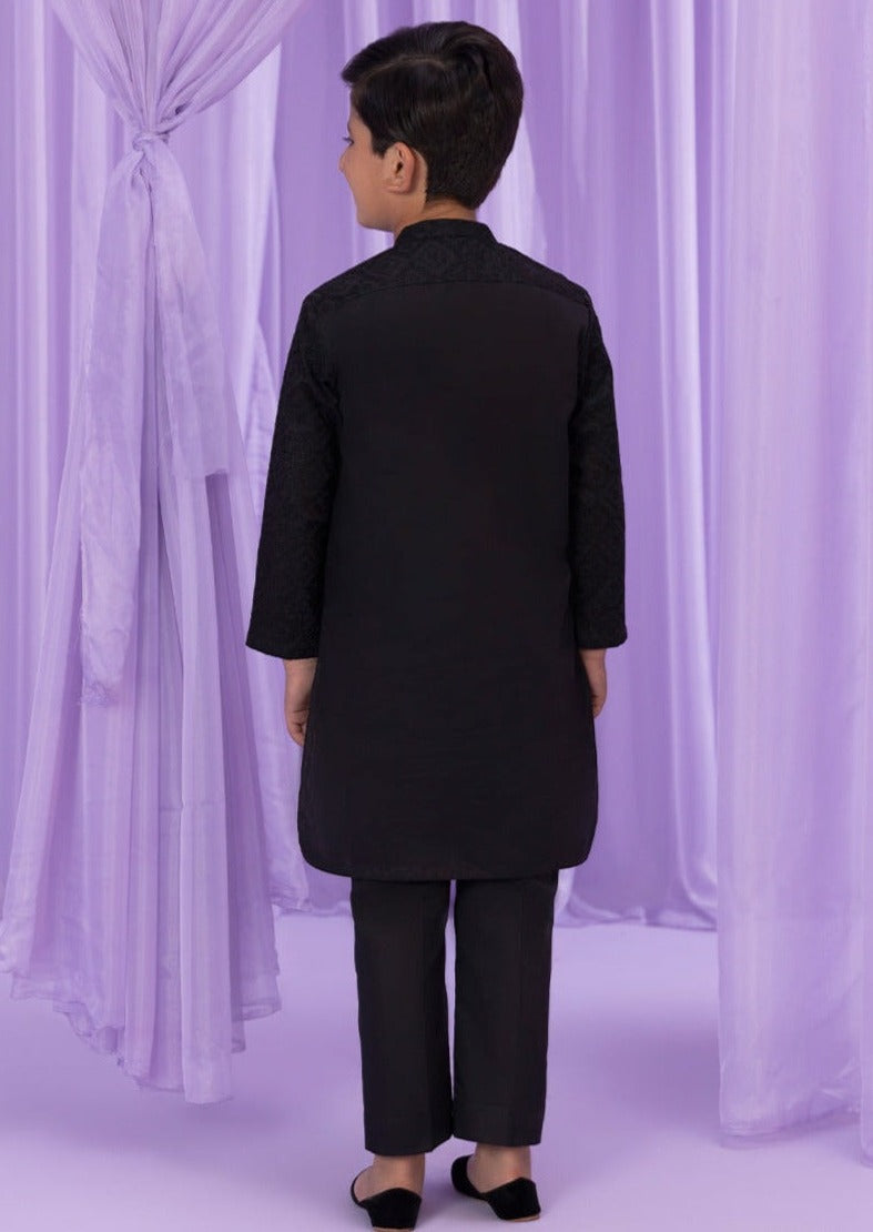 Black - Boy's Kurta Shalwar
