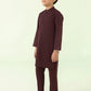 Maroon - Boy's Kurta & Shalwar