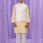 White -  Boys Waist Coat