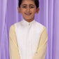 White -  Boys Waist Coat