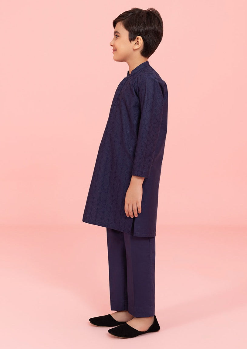 Blue - Boy's Kurta & Shalwar