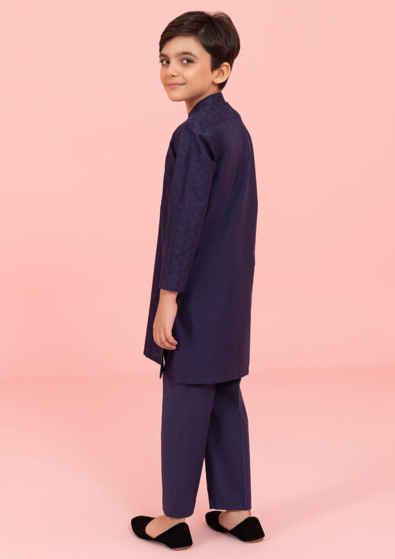Blue - Boy's Kurta & Shalwar