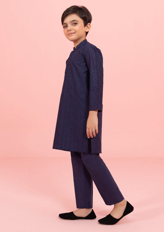 Blue - Boy's Kurta & Shalwar
