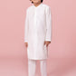 White - Boy's Kurta & Shalwar