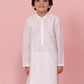 White - Boy's Kurta & Shalwar