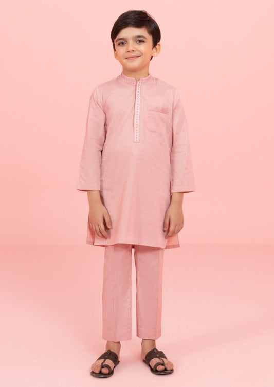 Pink - Boy's Kurta & Shalwar
