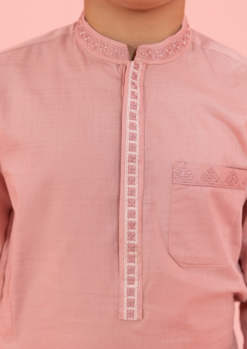 Pink - Boy's Kurta & Shalwar