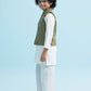Olive -  Boys Waist Coat