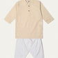 Cream - Infant Boys Kurta Shalwar
