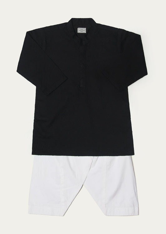 Black - Infant Boys Kurta Shalwar