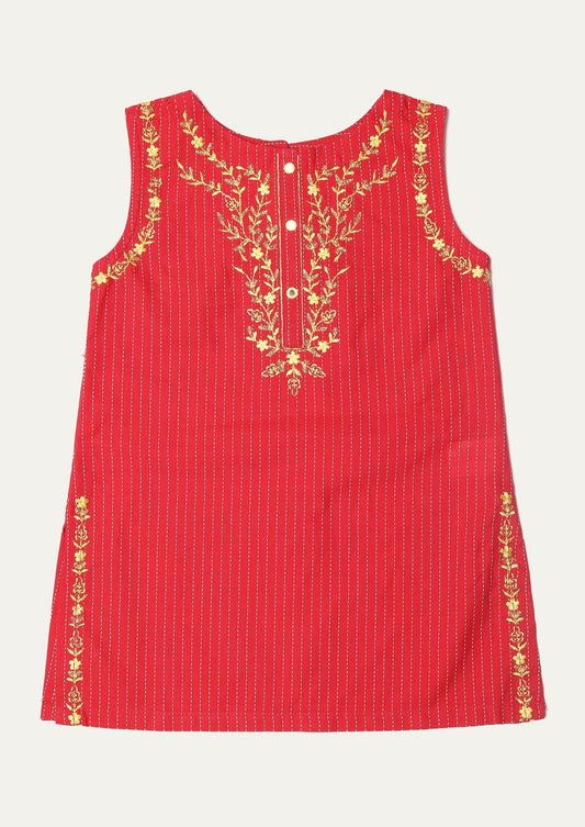 Red - Infant Girl's Dress