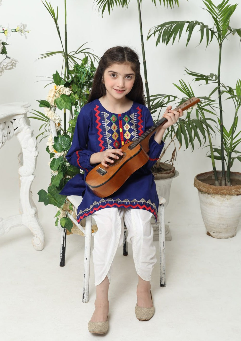 Blue - Girl's Kurta