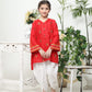 Red - Girl's Kurta