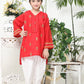 Red - Girl's Kurta