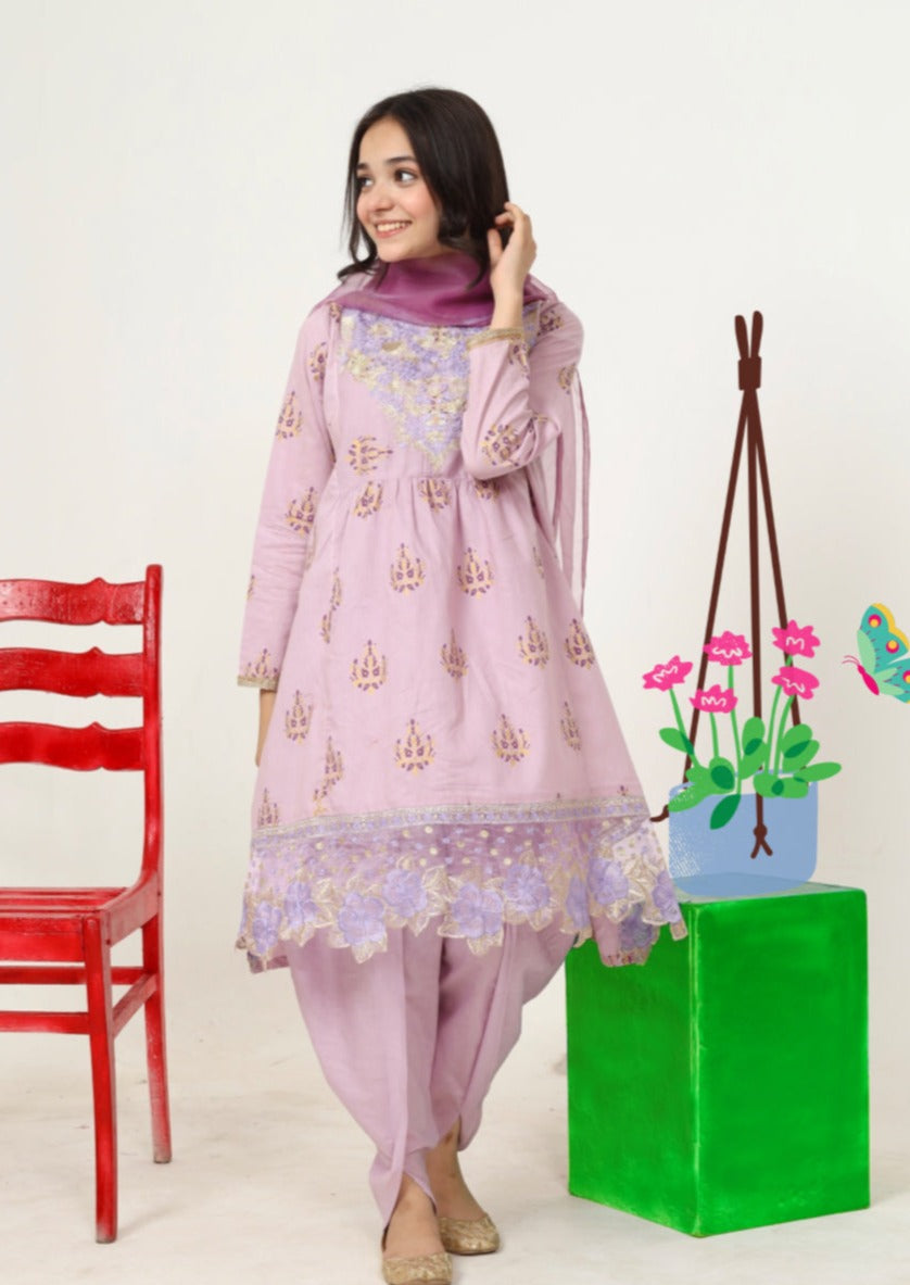 Purple - Girl's Dress