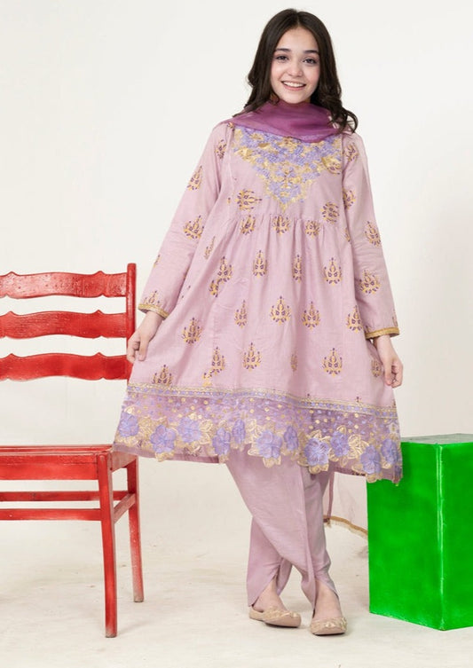 Purple - Girl's Dress
