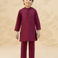 Maroon - Boy's Kurta & Shalwar