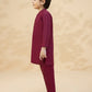 Maroon - Boy's Kurta & Shalwar