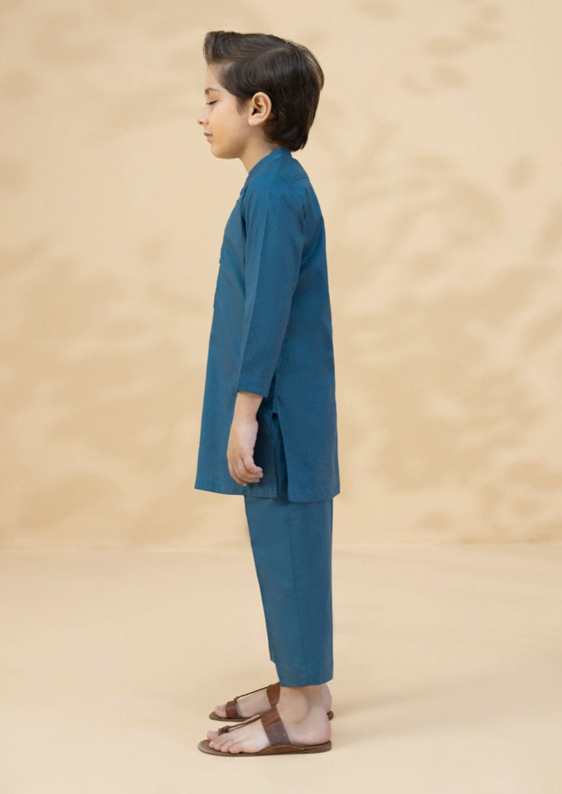 Blue - Boy's Kurta & Shalwar