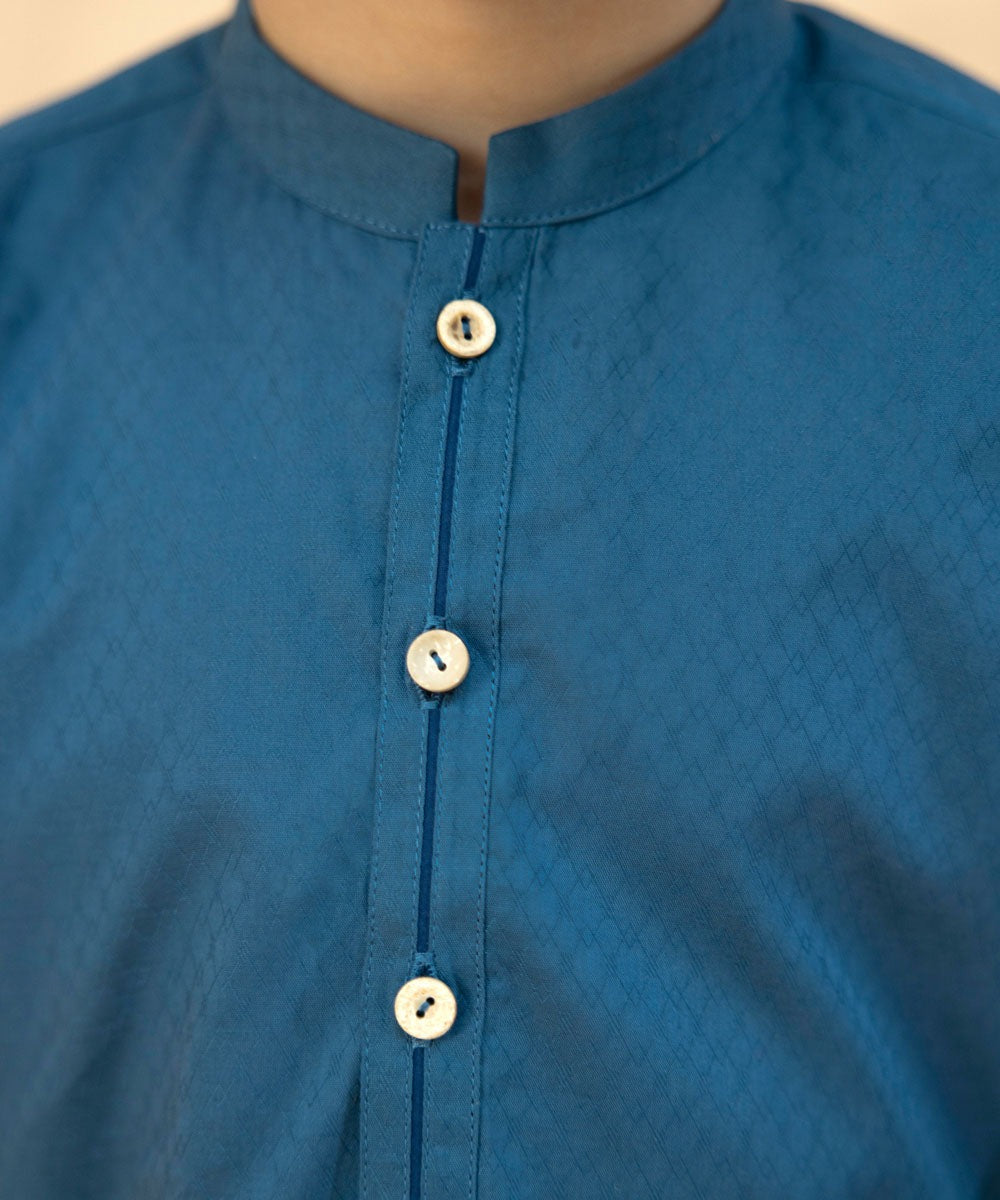 Blue - Boy's Kurta & Shalwar