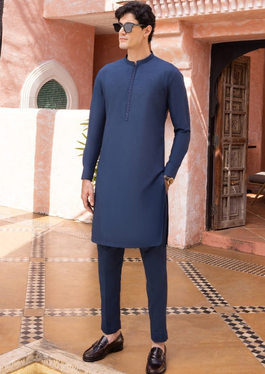 Blue - Men's Kurta Pajama