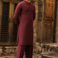 Maroon - Men's Kameez Shalwar