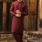 Maroon - Men's Kameez Shalwar