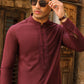 Maroon - Men's Kameez Shalwar