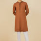Rust - Teen Boys Kurta