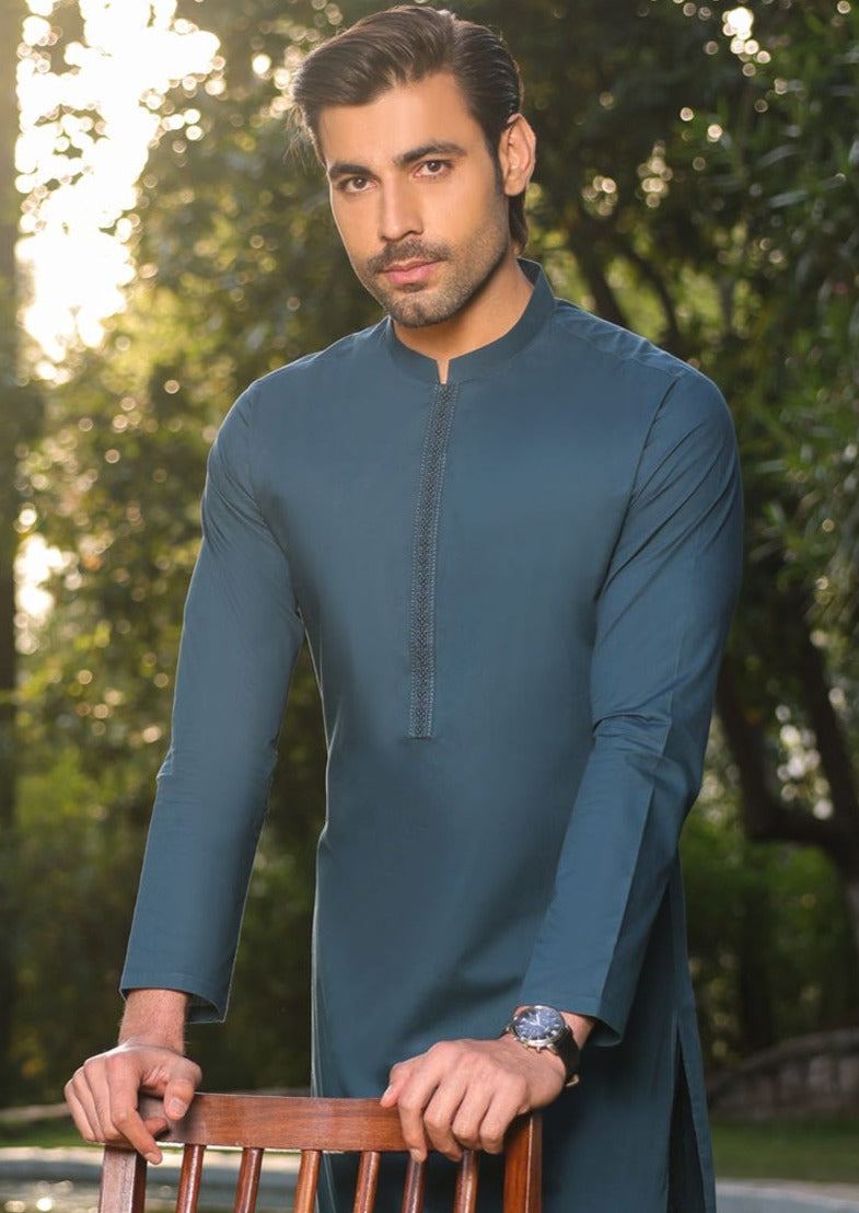 Green - Men's Kameez Shalwar