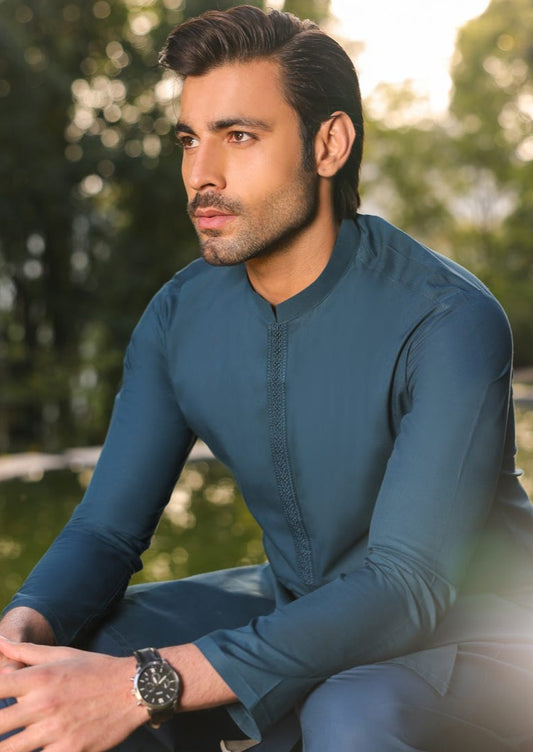 Green - Men's Kameez Shalwar