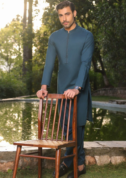 Green - Men's Kameez Shalwar