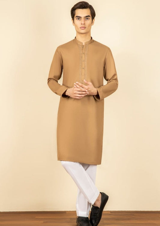 Light Brown - Teen Boys Kurta