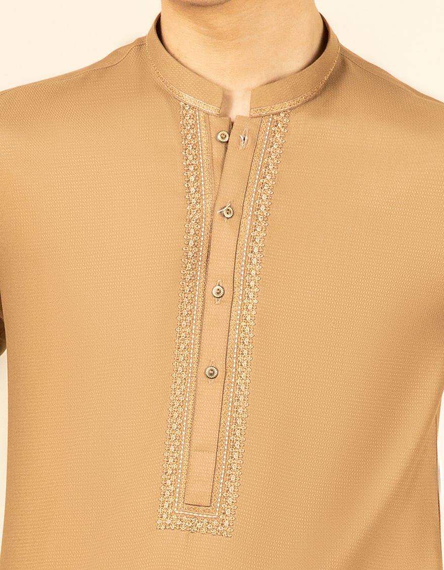 Light Brown - Teen Boys Kurta